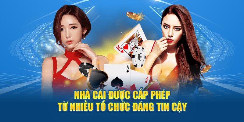 Nhà cái được cấp chứng nhận từ nhiều tổ chức đáng tin cậy